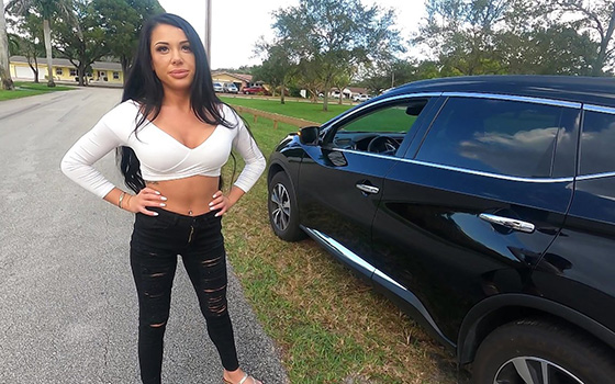 [BangRoadSideXXX 03-10-2022] Stranded With A Flat Tire And Fucks Her Way Out Of It
